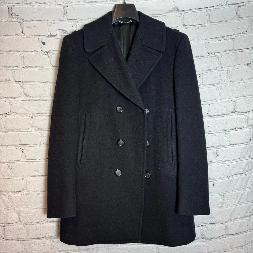 Vintage US Naval Academy Jacob Reed’s Sons Men’s Wool Peacoat 1967